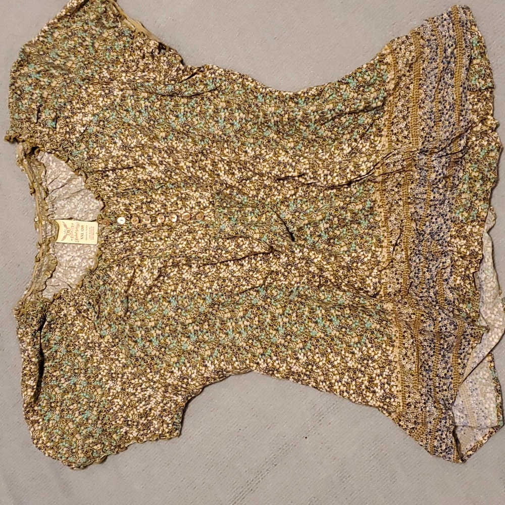 FUN Summer Flower Top XXL